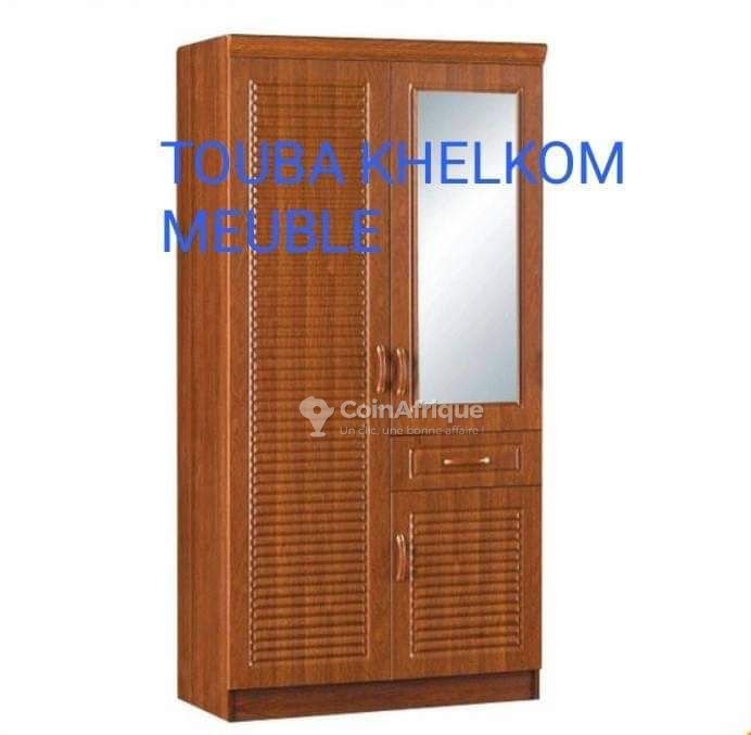 Armoire 2 battants en bois ( livraison gratuite à Dakar) main image 1