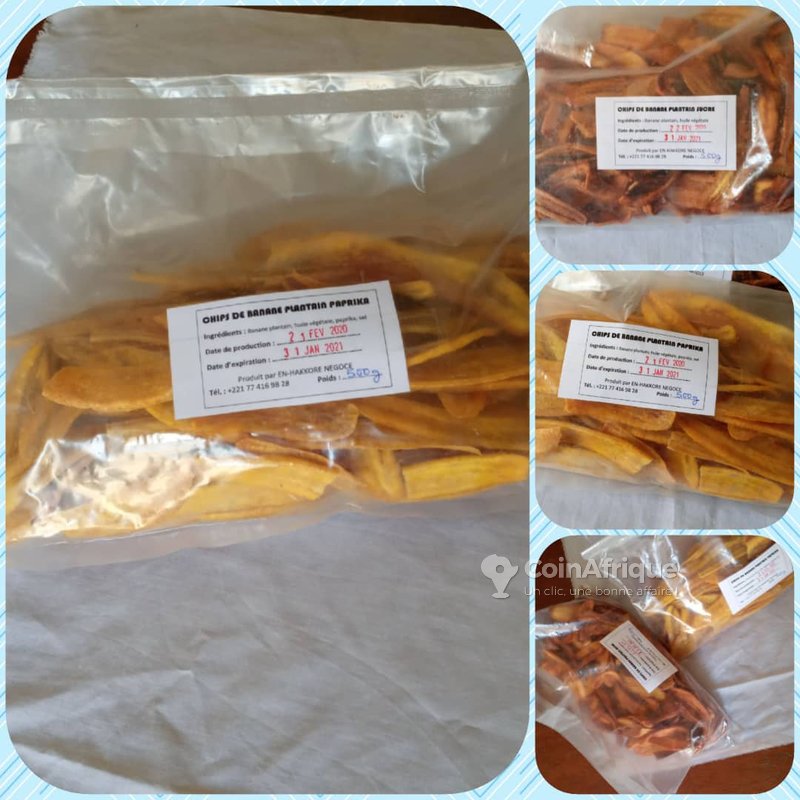 Alimentation Chips banane plantain au Sénégal CoinAfrique Sénégal