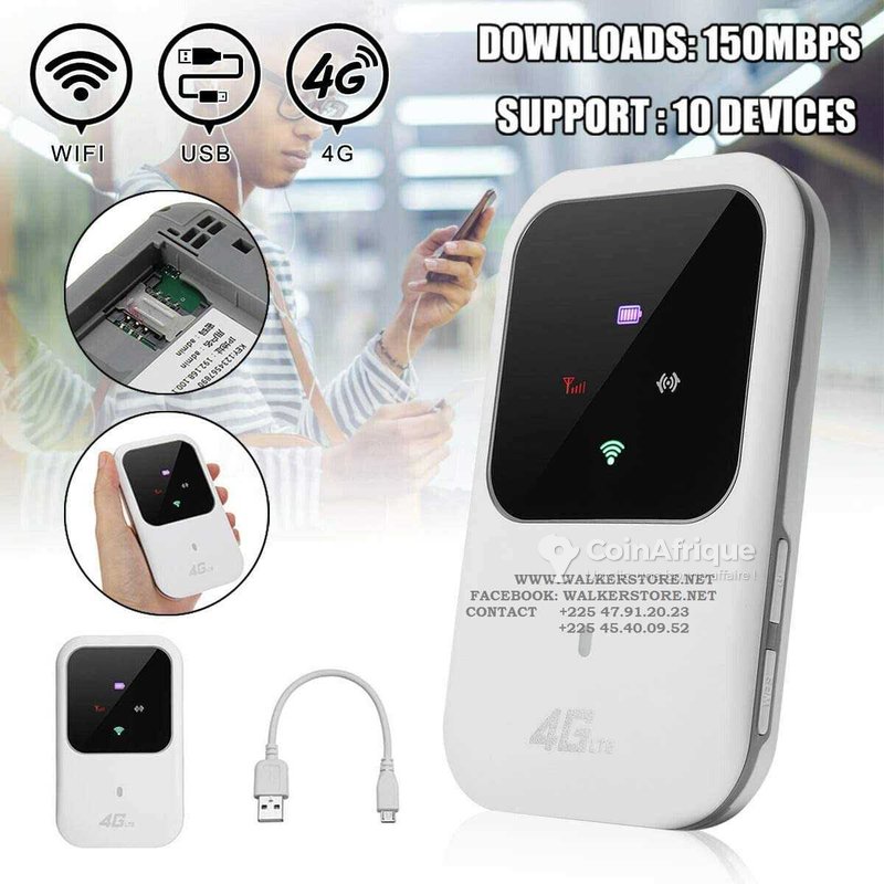 Accessoires Informatiques Pocket wifi 4G neufs et occasions en Côte  d'Ivoire - CoinAfrique Côte d'Ivoire