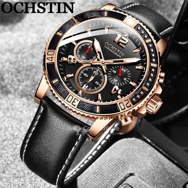 OCHSTIN 6075G Montre à Quartz Pointeurs Lumineux à La Mode pour Homme |  Gearbest France