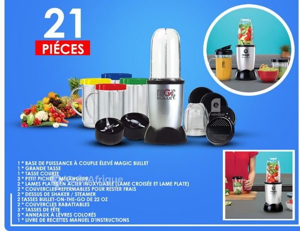 Lame De Rechange Pour Mixeur Magic Bullet 250 W – Forme Croisée Ou Plate, Acier Inoxydable