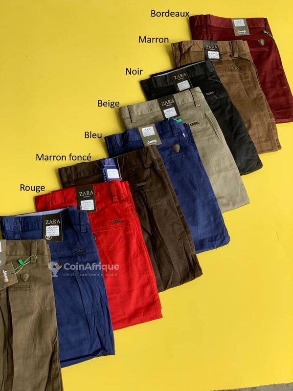 Pantalon Homme Mexx Kaki Chino - Taille 42/44 - Occasion En Très Bon état - Fermeture Bouton