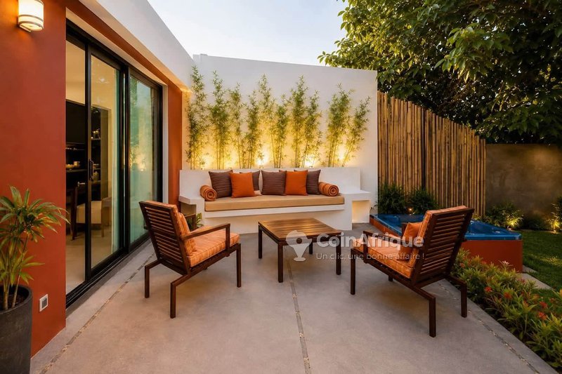 Location Villa basse 4 pièces - Cocody rivera 3 dans une zone sécurisée accessible louer sans les meubles — photo 4