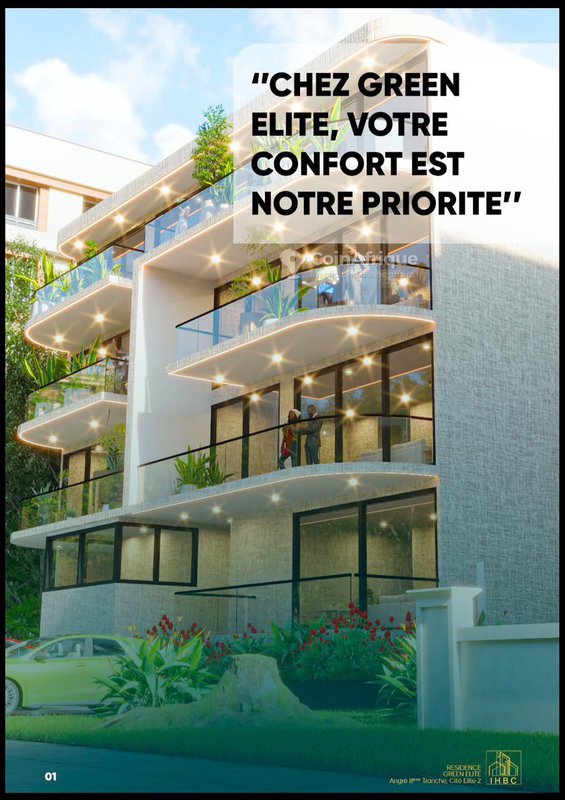 Vente appartement 5 pièces - cocody angré 8ème tranche — photo 2