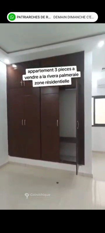 Vente appartement 3 pieces - Cocody - Riviera Palmeraie zone — photo 3