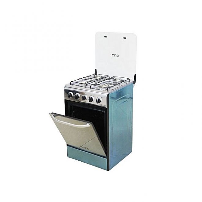 Cuisinière à Gaz Avec Feu Brûlant Au Gaz Propane Flammes Bleues Sur Le