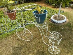 Présentoir fer forgé - décoration fleurs