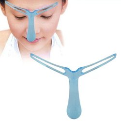 Pochoir à sourcils - bleu