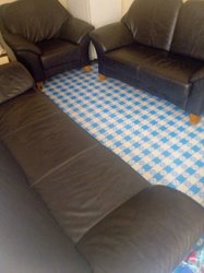 Fauteuil en cuir