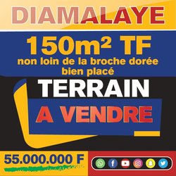 Vente terrains 150m²  - Dakar