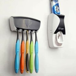 Ensemble - Porte brosse à dent et dentifrice