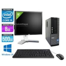 PC Dell i5 plus ecran 19pouces