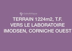 Vente Terrain 1224 m² - Corniche Ouest