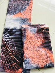 Voile avec foulards perlé