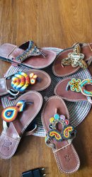 Sandales en perles