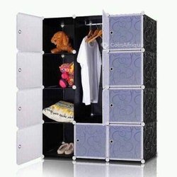 Armoire penderie portable - cube montable - démontable