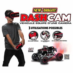 New Bright - RC Dashcam - Véhicule à réalité virtuelle 3D avec caméra et wifi