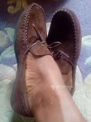 Mocassins bordeaux - marron