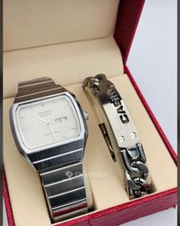 Montre Casio à aiguilles plus bracelet