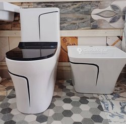 Ensemble chaise anglaise + Lavabo