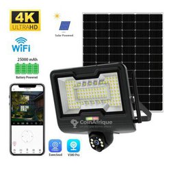 Projecteur solaire à caméra