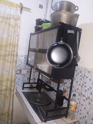 Égouttoir à vaisselle en aluminium inoxydable 2 niveaux 