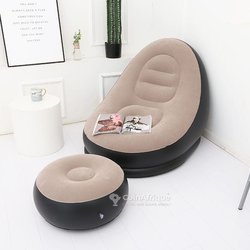 Sofa gonflable avec pompe manuel