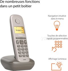 Téléphone fixe sans fil Solo Dect/Gap Gigaset A170