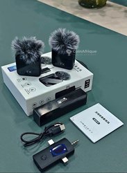 Micros sans fil F11 double mic