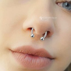 Boucle nez septum piercing