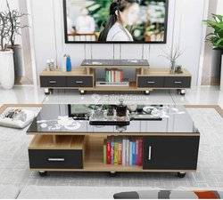 Table vitrée + Table TV