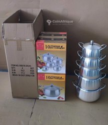 Ensemble de 5 marmites de luxe