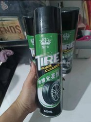 Foam cleaner pneu et jante de voiture 