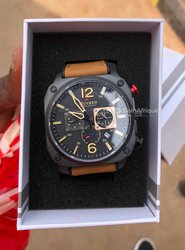 Montre Curren bracelet en cuir