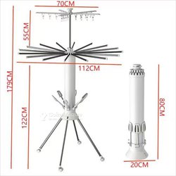 Séchoir à linge pliable rétractable 