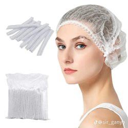 Charlotte jetable blanche  et bleue