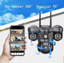 Caméra wifi 3 objectifs ptz v380pro
