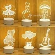 Lampe veilleuse led acrylique
