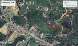 Terrain à à Douala Bonaberi 500m^2Très bon prix : 15000/m^2