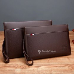 Portefeuille en cuir PU pour homme d'affaires 