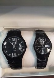 Montres Couple - Tissu 2 Tons